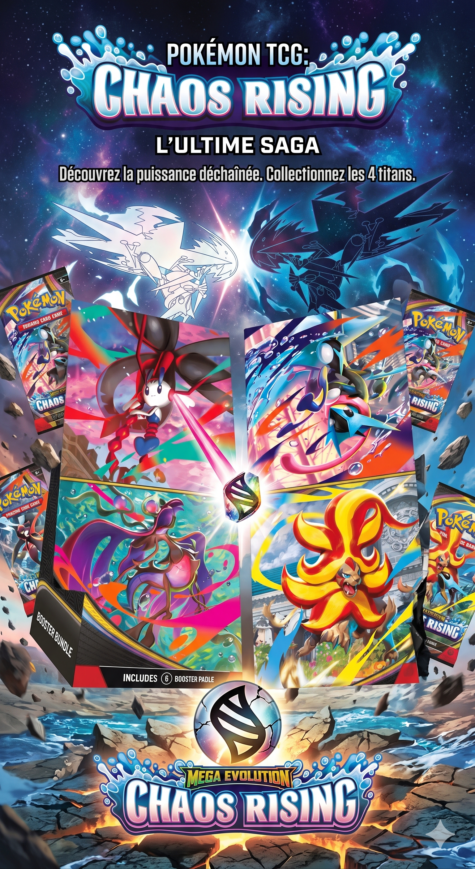 Mega Evolution 4 : sortie, boosters et ETB Pokémon