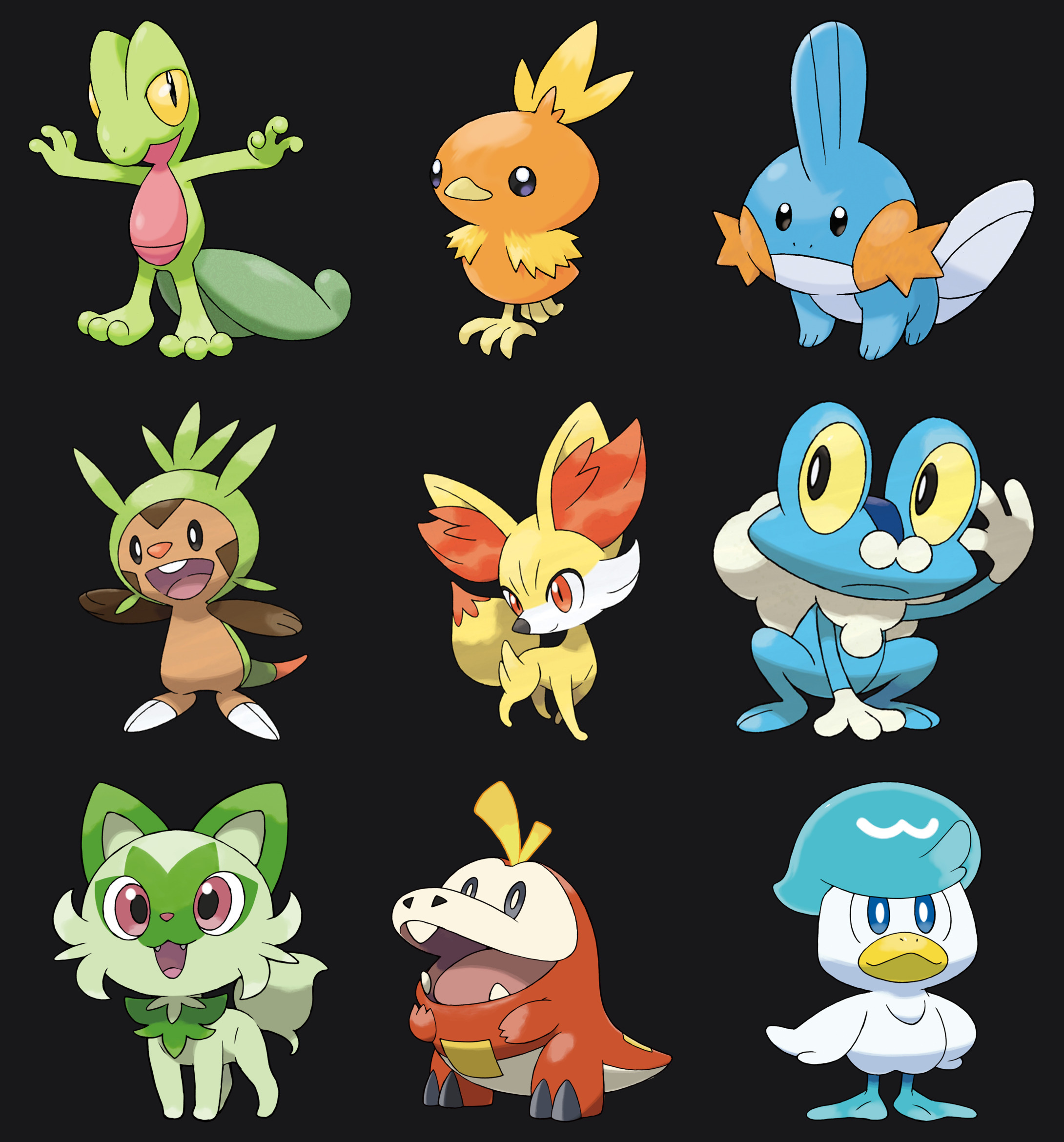 Collection Illustration Premiers Partenaires Série 3 - Hoenn Kalos Paldea