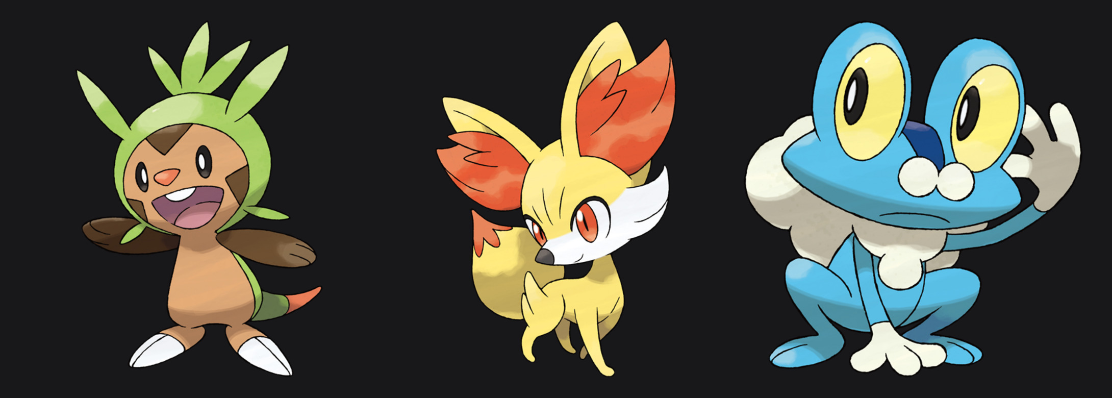 Starters Kalos - Marisson, Feunnec, Grenousse