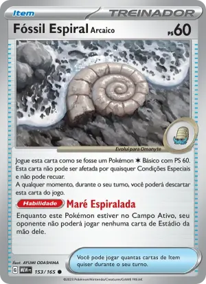 Fóssil Espiral Arcaico