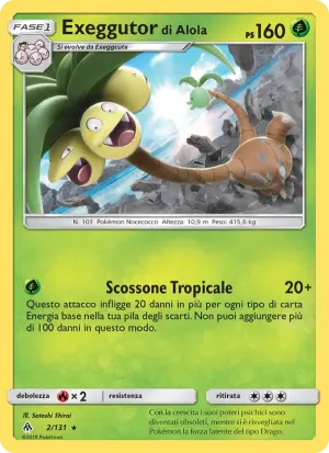 Exeggutor di Alola