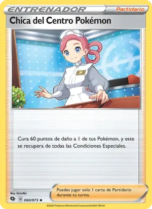Chica del Centro Pokémon