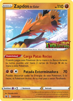 Zapdos de Galar