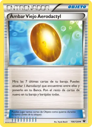 Ámbar Viejo Aerodactyl