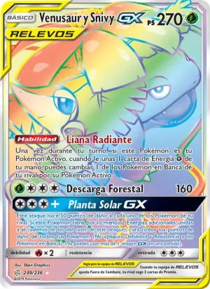 Venusaur y Snivy GX
