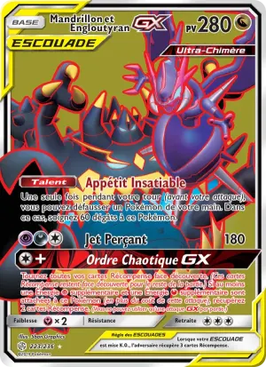 Mandrillon et Engloutyran GX