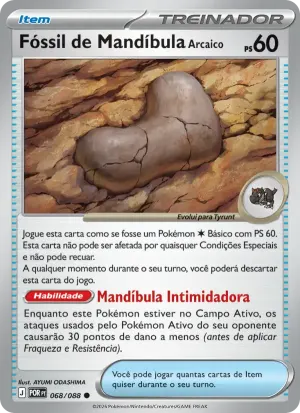 Fóssil de Mandíbula Arcaico