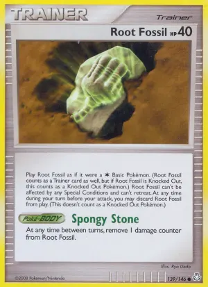 Wurzelfossil