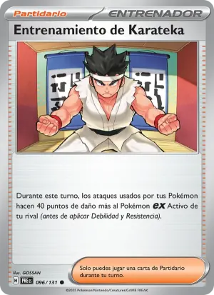 Entrenamiento de Karateka