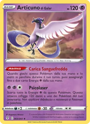 Articuno di Galar