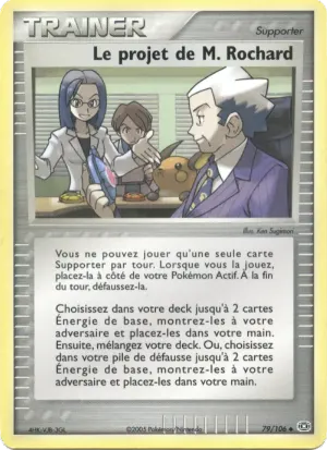 Le projet de M. Rochard