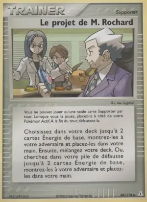 Le projet de M. Rochard