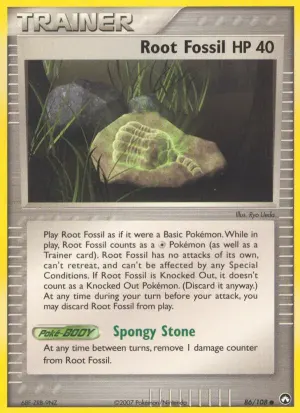 Wurzelfossil