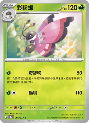 彩粉蝶
