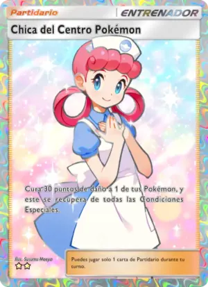 Chica del Centro Pokémon