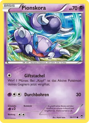 Pionskora