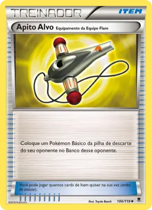 Apito Alvo – Equipamento da Equipe Flare