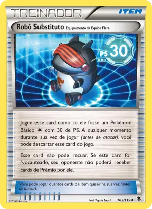 Robô Substituto – Equipamento da Equipe Flare