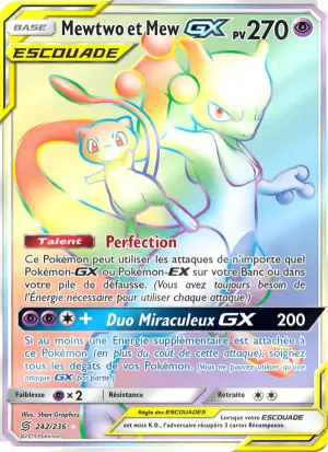 Mewtwo et Mew GX