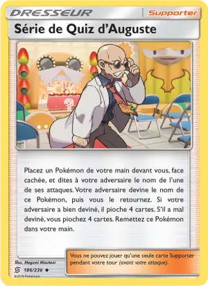 Série de Quiz d’Auguste