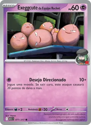 Exeggcute da Equipe Rocket