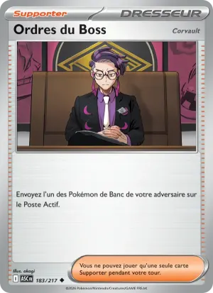 Ordres du Boss