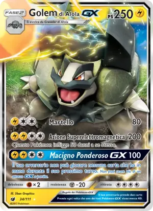 Golem di Alola GX