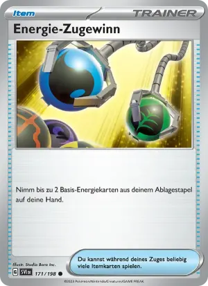 Energie-Zugewinn