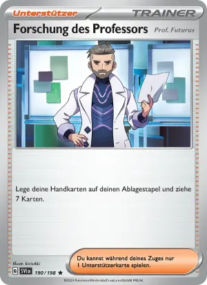 Forschung des Professors