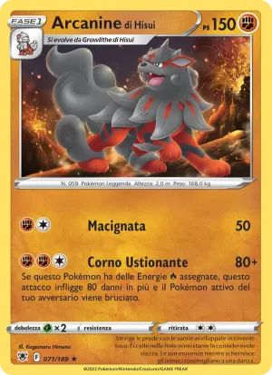 Arcanine di Hisui