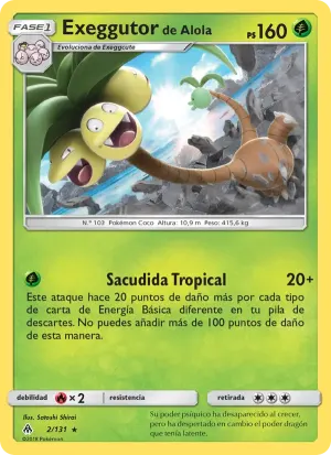 Exeggutor de Alola