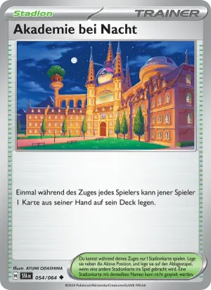 Akademie bei Nacht