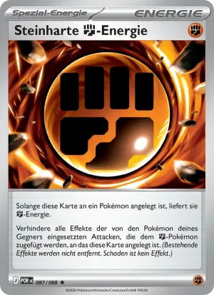 Steinharte Fighting-Energie
