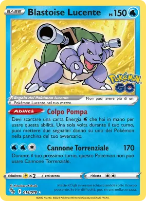 Blastoise Lucente