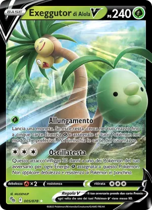 Exeggutor di Alola V