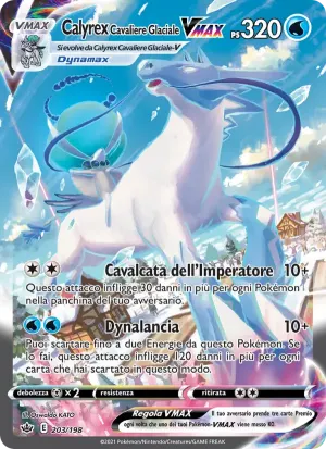 Calyrex Cavaliere Glaciale VMAX