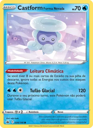 Castform Forma Nevada