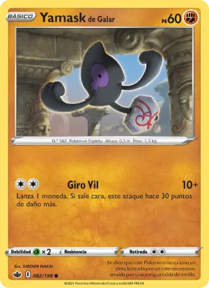 Yamask de Galar