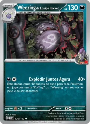 Weezing da Equipe Rocket