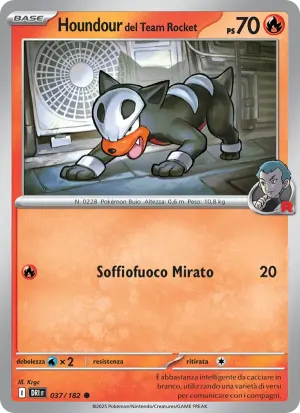 Houndour del Team Rocket