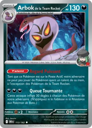 Arbok de la Team Rocket