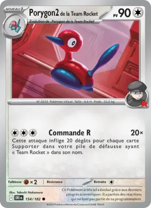 Porygon2 de la Team Rocket