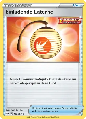 Einladende Laterne
