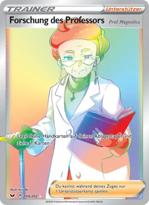 Forschung des Professors