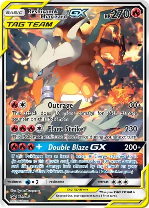 Reshiram e Charizard GX