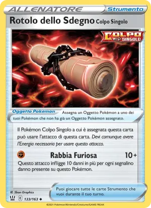 Rotolo dello Sdegno Colpo Singolo