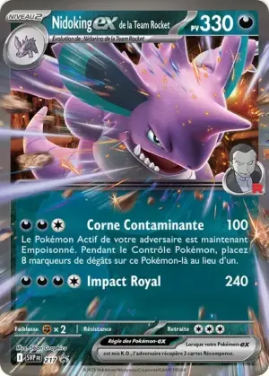 Nidoking-ex de la Team Rocket