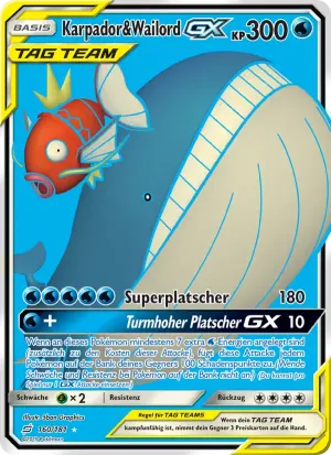 Karpador & Wailord GX