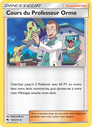 Cours du Professeur Orme