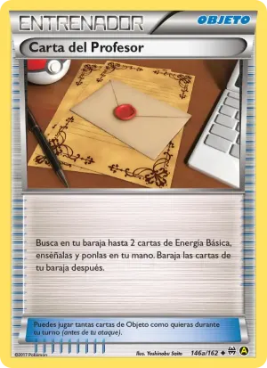 Carta del Profesor